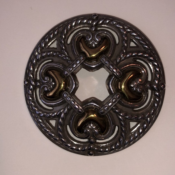 Brighton Brooch EUC silver & gold knotted hearts - Picture 5 of 5